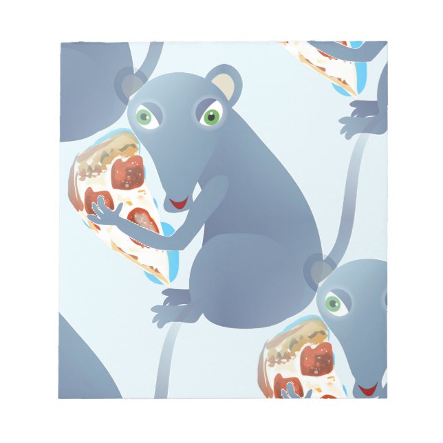 Bloc De Notas rata de pizza (Frente)