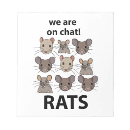 Bloc De Notas Rats Animal Estamos En Chat Rats Gratis