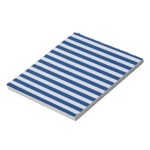 Bloc De Notas Rayas azules de personalizable