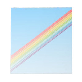 Bloc De Notas Rayas de arco iris diagonales