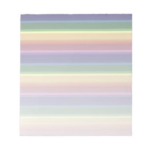 Bloc De Notas Rayas de arco iris mudas
