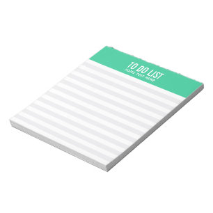 Bloc De Notas Rayas elegantes (azules)