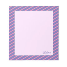 Rayas púrpura rosadas personalizadas