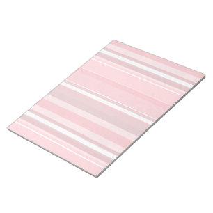 Bloc De Notas Rayas rosadas de caramelo