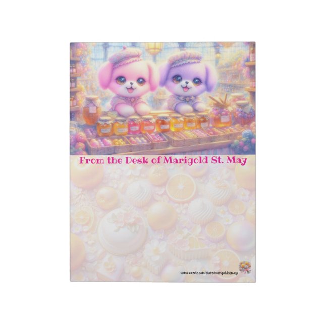 Bloc De Notas Reading Terminal Market Puppies Notepad (Lado Izquierdo)