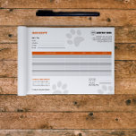 Bloc De Notas Recepción del Personalizado del sitio del mascota<br><div class="desc">Perfecto para mascotas y profesionales de cuidado de mascotas,  este bloc de notas combina funcionalidad con marca personalizada para mejorar sus operaciones diarias e interacciones con los clientes.</div>