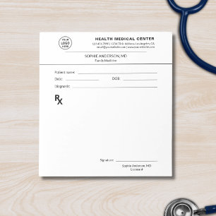 Bloc De Notas Receta Médica de Clínica Médica