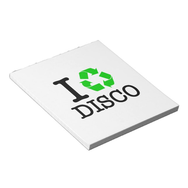 Bloc De Notas Reciclar Disco (Lado Derecho)