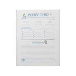 Bloc De Notas Recuerdos de Cocina Tus Creaciones de Recetas Culi