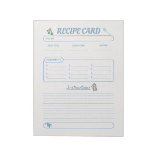 Bloc De Notas Recuerdos de Cocina Tus Creaciones de Recetas Culi