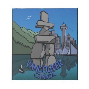 Bloc De Notas Recuerdos de Vancouver Notepad Vancouver