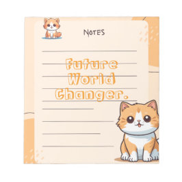 Bloc De Notas Red Blue Yellow Playful Kids Personalized Notepad