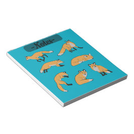 Bloc De Notas Red Foxes