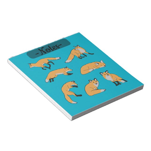 Bloc De Notas Red Foxes (Lado Derecho)