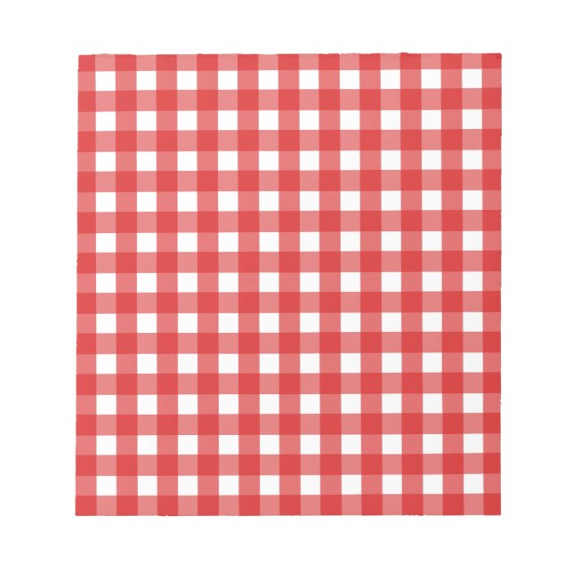 Bloc De Notas Red gingham (Frente)