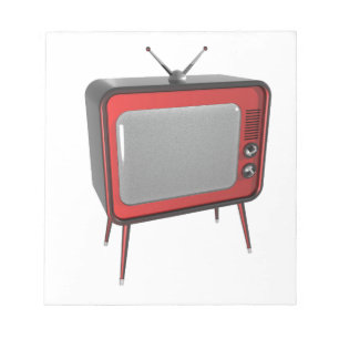 Bloc De Notas Red retro TV