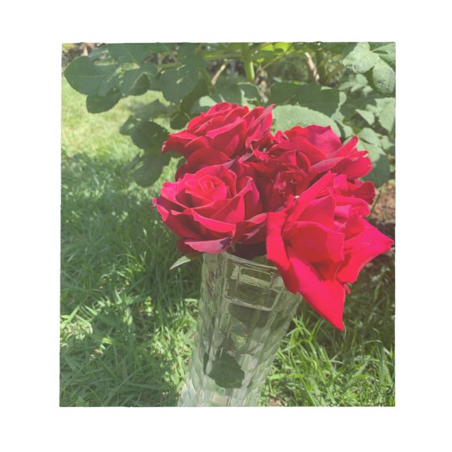 Bloc De Notas Red Roses NotePad (Frente)