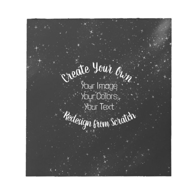 Bloc De Notas Rediseñar desde cero - Cree el suyo propio (Frente)