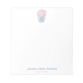 Bloc De Notas Refinadas Damas de Peony Ginger Jar