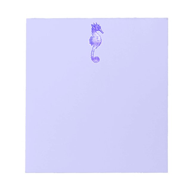 Bloc De Notas Regalo de animales marinos de caballo de mar (Frente)