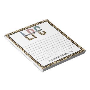 Bloc De Notas Regalo de consejero profesional con licencia LPC p
