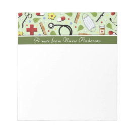 Bloc De Notas Regalo de enfermera personalizado