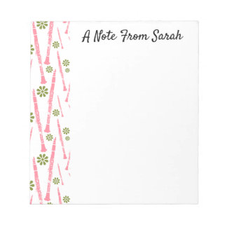 Bloc De Notas Regalo de instrumentos de música clarinete persona