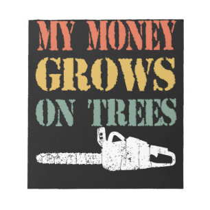 Bloc De Notas Regalo De Logger Funny Para Hombres Vintage