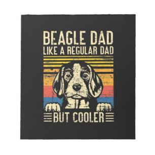 Bloc De Notas Regalo de Navidad   Papá Perro Beagle