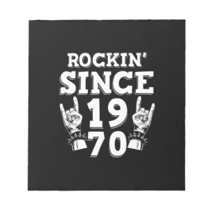 Bloc De Notas Regalo de Navidad   Rockin Desde 1970