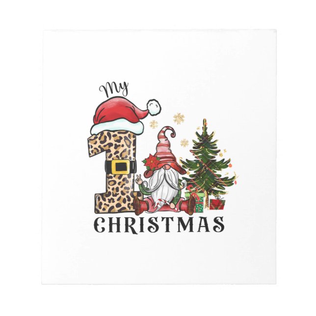 Bloc De Notas Regalo navideño mi primera Navidad (Frente)