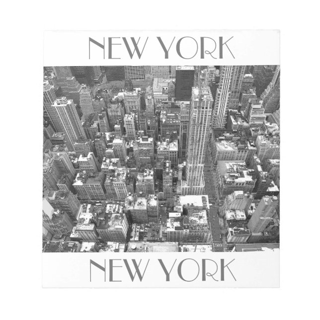Bloc De Notas Regalo New York Souvenir Notepad Empire State View (Frente)
