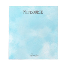 Bloc De Notas Regalo personalizado de lujo. Azul personalizado d