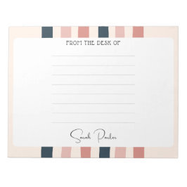 Bloc De Notas Regalo personalizado del profesor de la mesa de