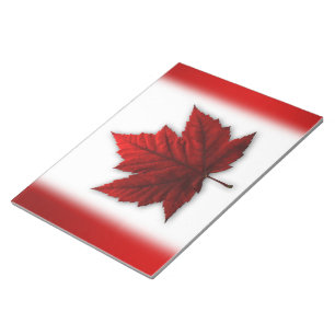 Bloc De Notas Regalos de Canada Flag Souvenir Notepad Canada