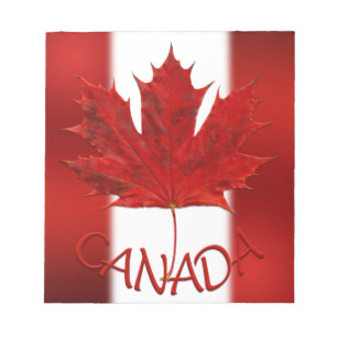 Bloc De Notas Regalos de Canada Flag Souvenir Notepad Canada