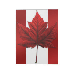 Bloc De Notas Regalos de Canada Flag Souvenir Notepad Canada