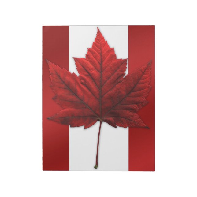 Bloc De Notas Regalos de Canada Flag Souvenir Notepad Canada (Lado Izquierdo)