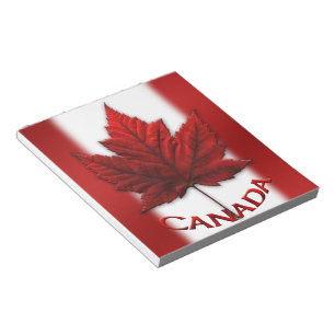 Bloc De Notas Regalos de Canada Flag Souvenir Notepad Canada