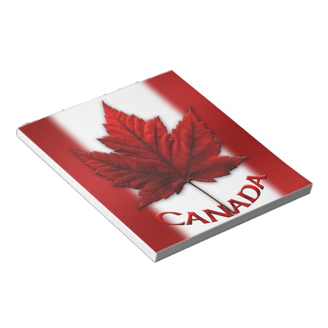 Bloc De Notas Regalos de Canada Flag Souvenir Notepad Canada (Lado Derecho)