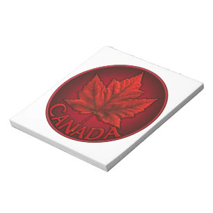 Bloc De Notas Regalos de Canada Flag Souvenir Notepad Canada