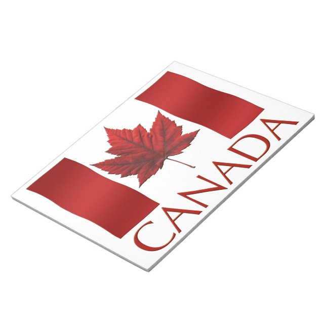 Bloc De Notas Regalos de Canada Flag Souvenir Notepad Canada (Lado Derecho)