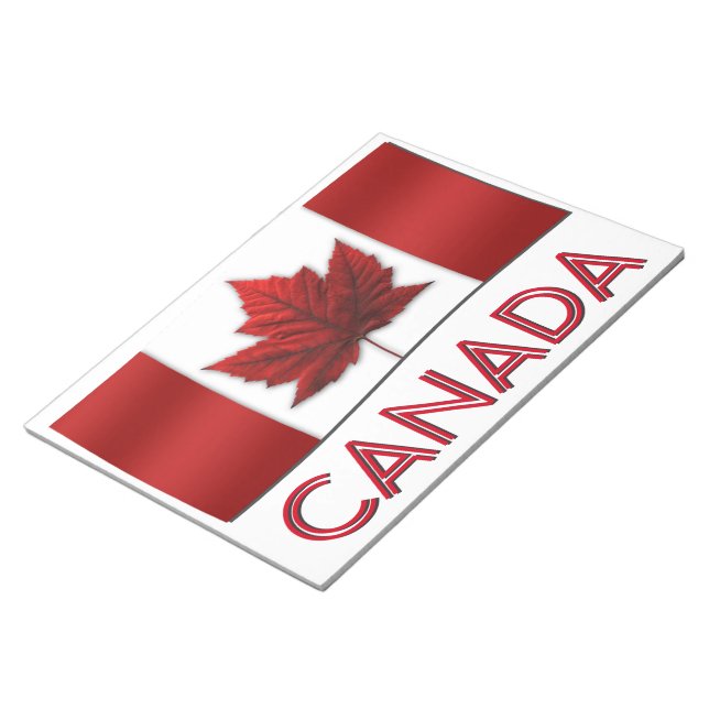 Bloc De Notas Regalos de Canada Flag Souvenir Notepad Canada (Lado Derecho)