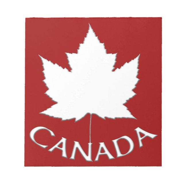 Bloc De Notas Regalos de Canada Flag Souvenir Notepad Canada (Frente)