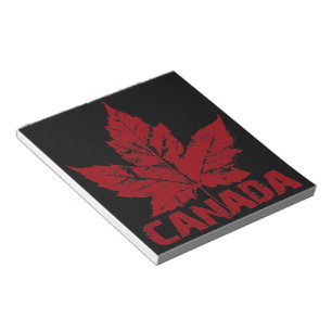 Bloc De Notas Regalos de Canadá para el Notepad Retro