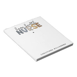 Bloc De Notas Regalos de reconocimiento de enfermería en el hoga