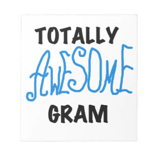 Bloc De Notas Regalos Gram Blue Totalmente Asombrosos