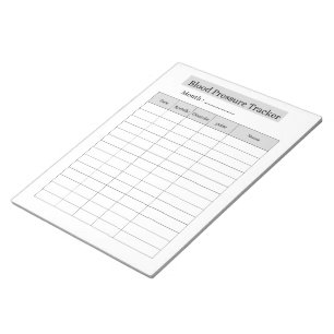Bloc De Notas Registrador de Presión Arterial