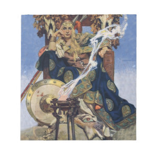 Bloc De Notas Reina Maeve Princesa Guerrera Arte Fantástico