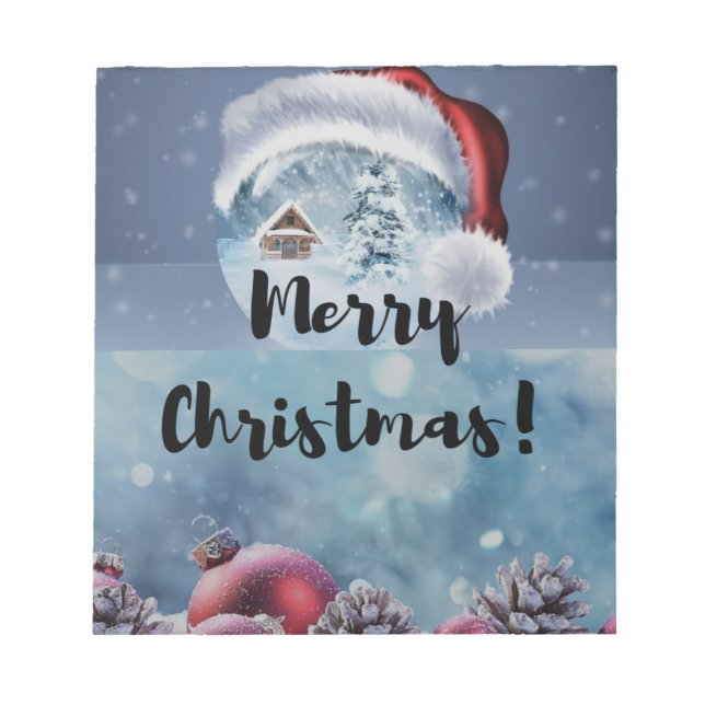 Bloc De Notas Renos de Navidad modernos divertidos y lindos (Frente)